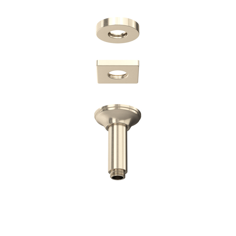 Rohl 1505/3STN 4" Ceiling Mount Shower Arm - Satin Nickel