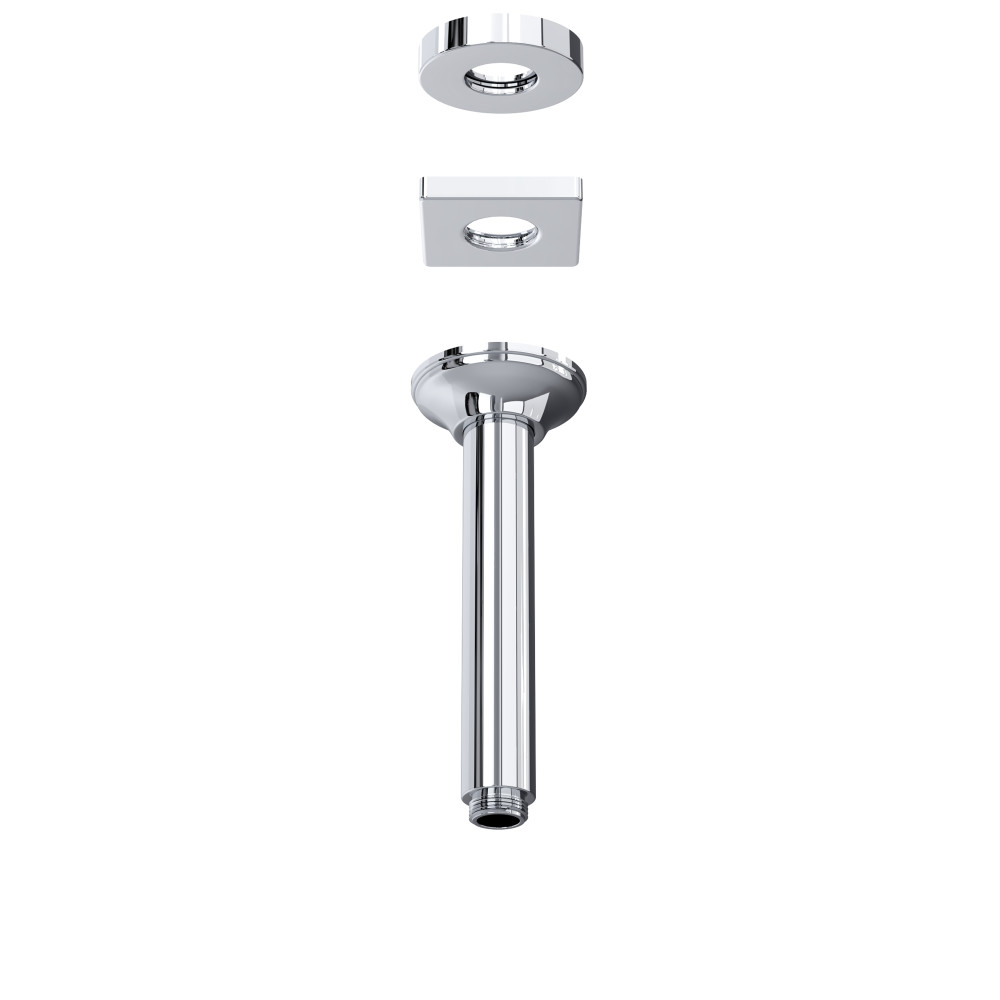 Rohl 1505/6APC 7" Ceiling Mount Shower Arm - Polished Chrome