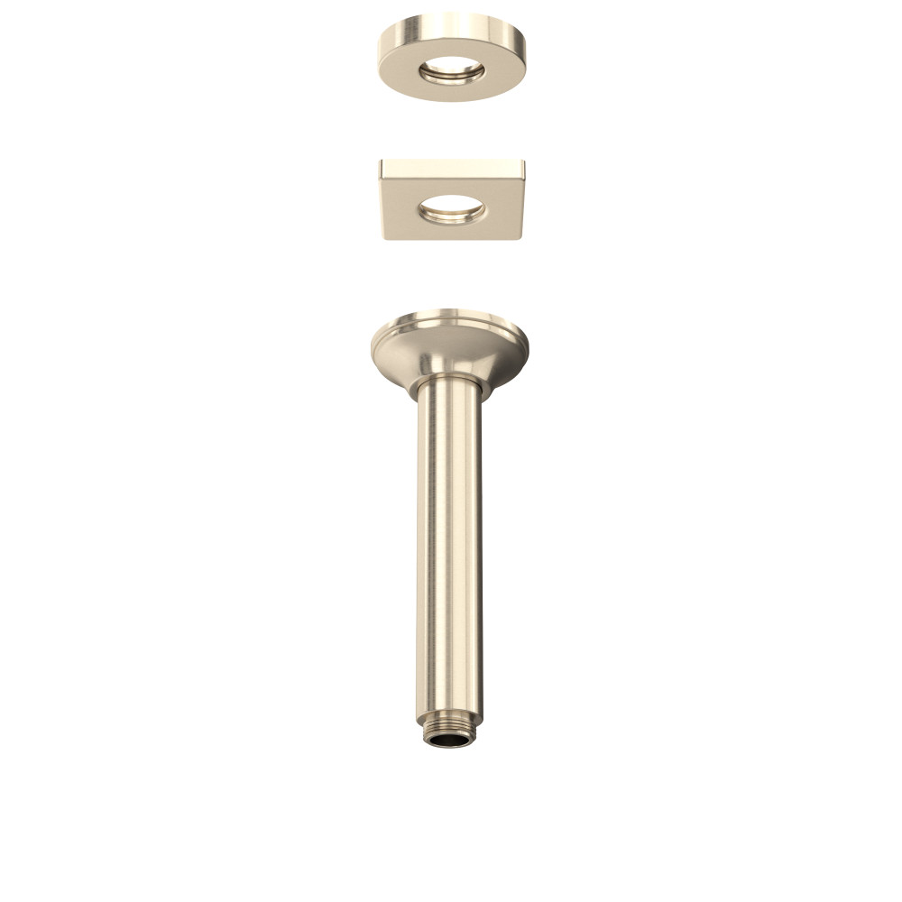 Rohl 1505/6STN 7" Ceiling Mount Shower Arm - Satin Nickel