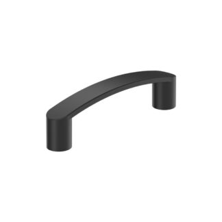 Amerock BP36898FB 3" Rift Cabinet Pull - Flat Black