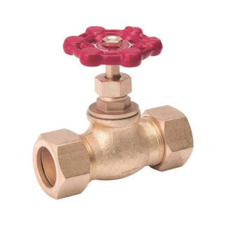 Schultz 105-514 3/4" Stop Valve - Brass