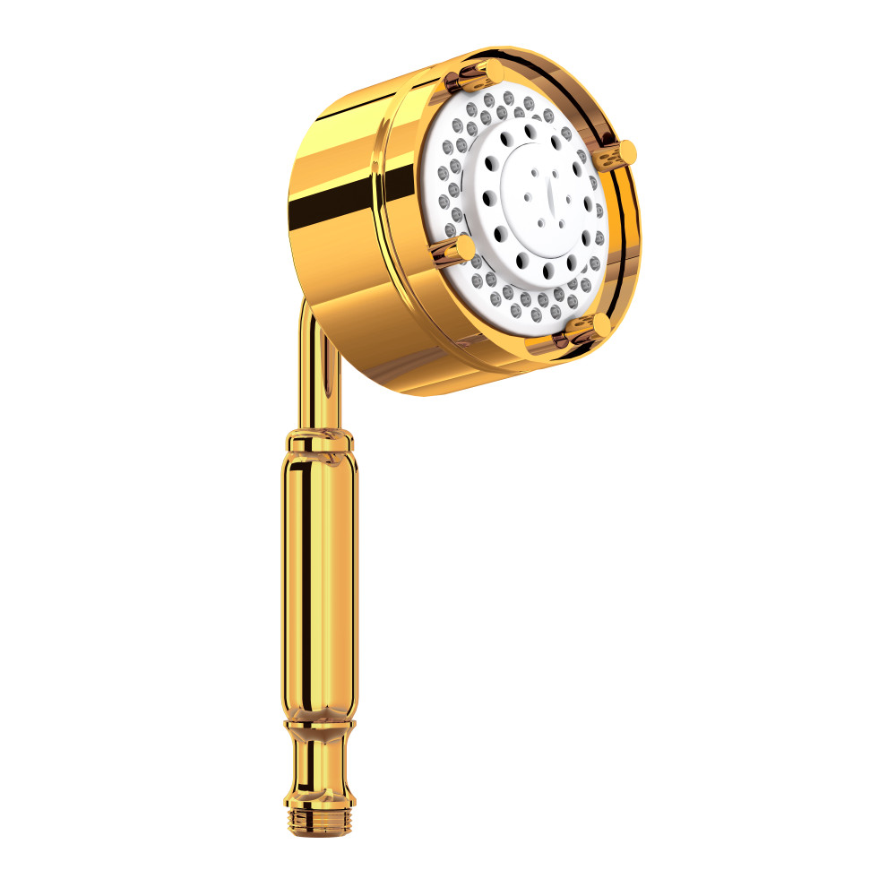 Rohl 402HS5IB 4" 5-Function Handshower - Italian Brass