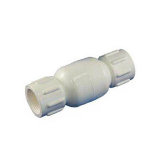 Schultz 101-104 3/4" In-Line Check Valve - White