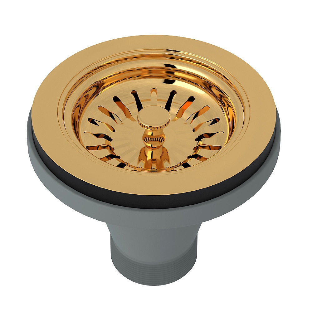 Rohl 735IB Basket Strainer - Italian Brass