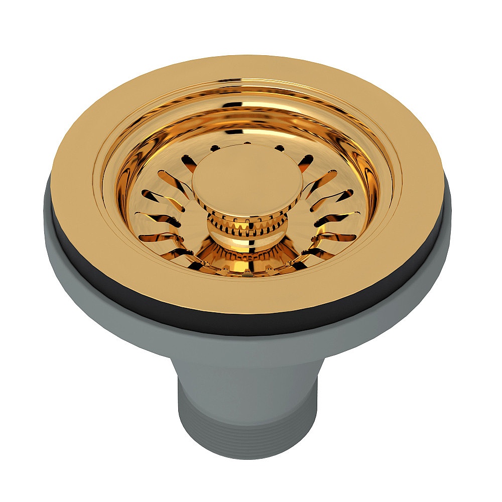 Rohl 738IB Basket Strainer - Italian Brass