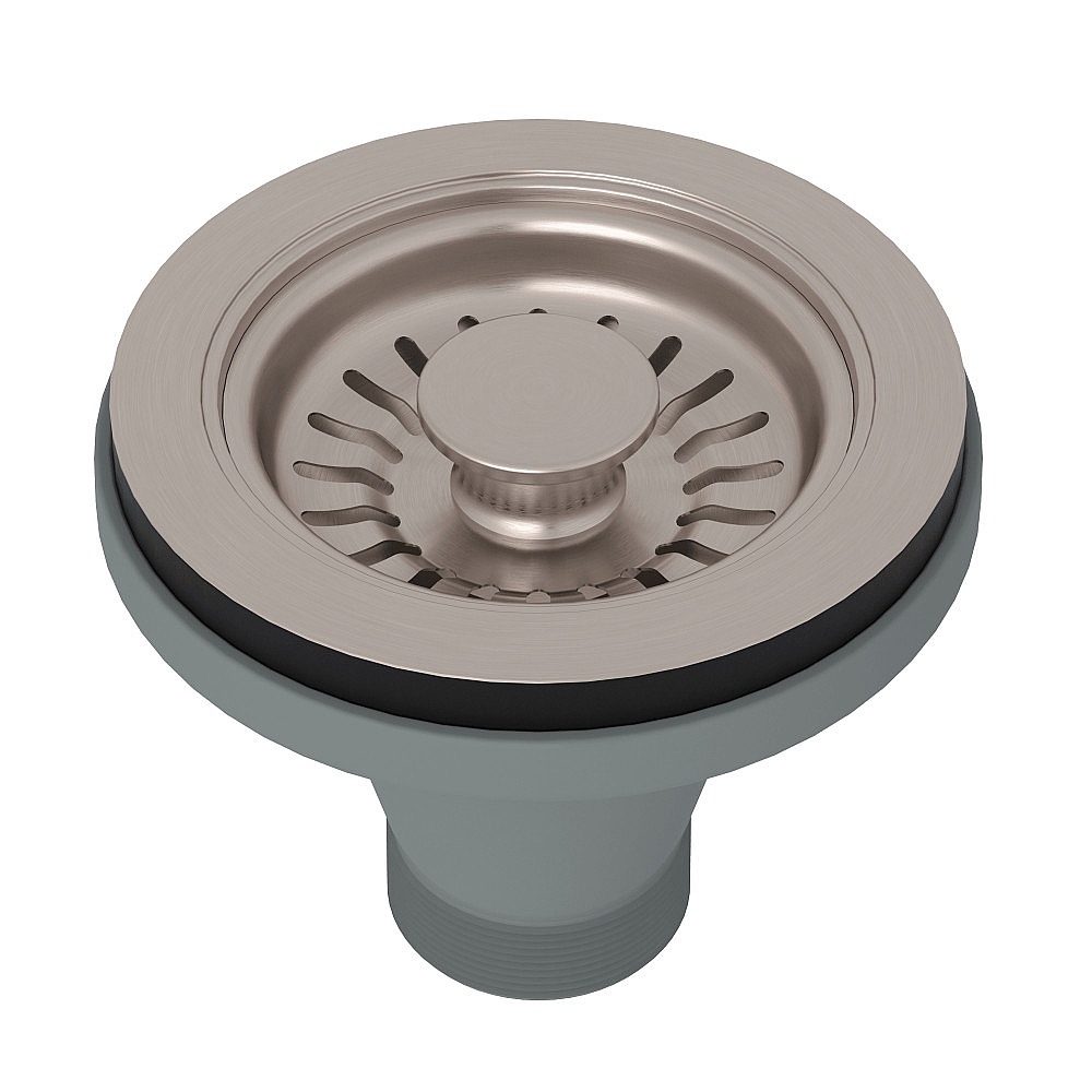 Rohl 738STN Basket Strainer - Satin Nickel