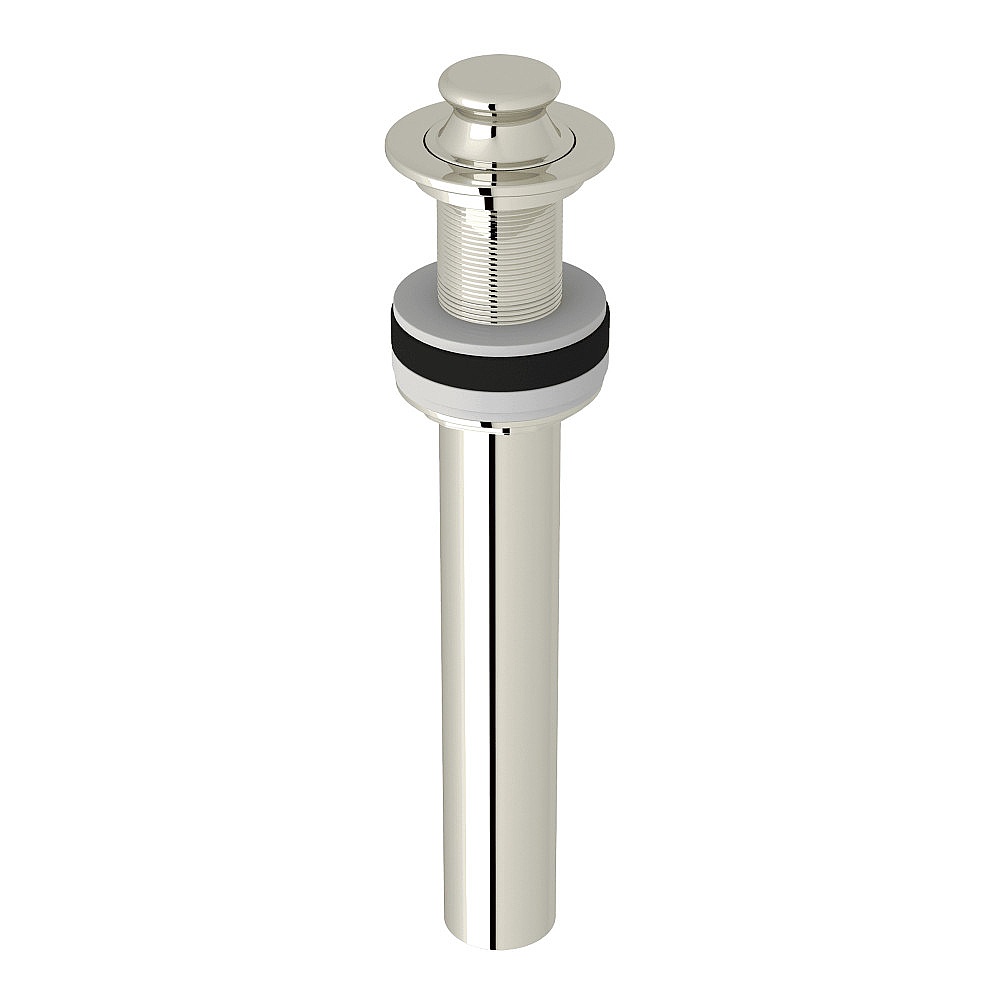 Rohl 8446PN Lavatory Lift And Turn Drain Without Overflow - Polished Nickel