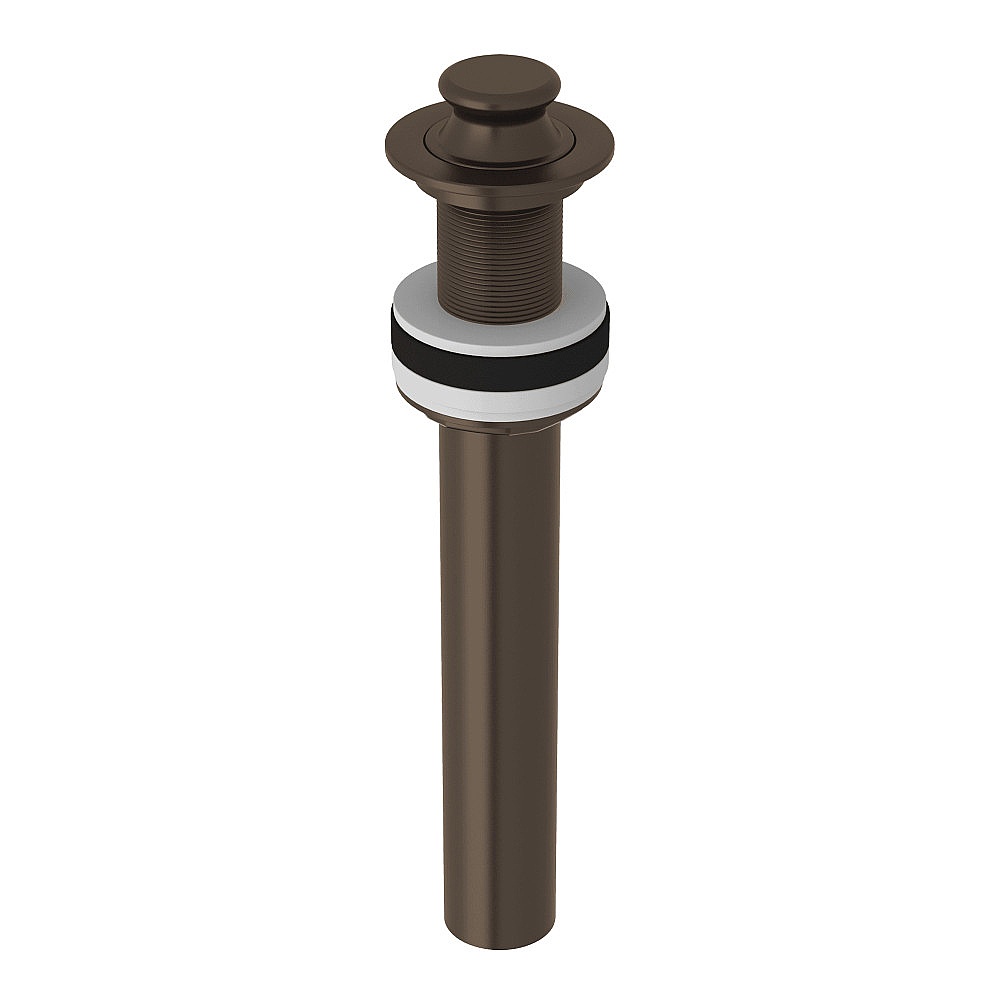 Rohl 8446TCB Lavatory Lift And Turn Drain Without Overflow - Tuscan Brass