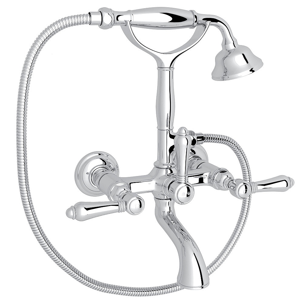 Rohl A1401LMAPC Exposed Wall Mount Tub Filler - Polished Chrome