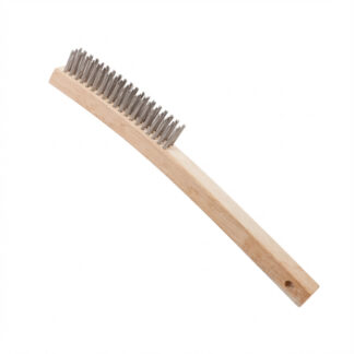 Magnolia Brush EC1-SS 3-Wire Long Handle Wire Brush - Stainless Steel