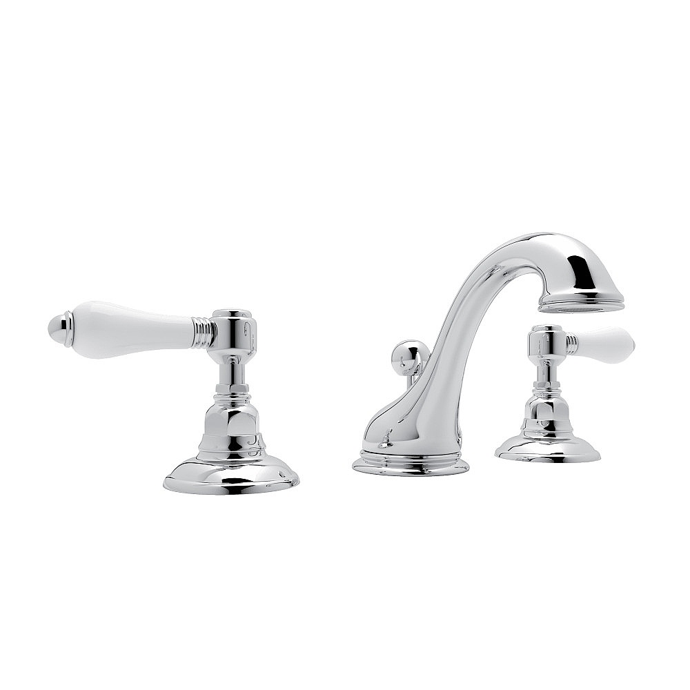 Rohl A1408LPAPC-2 Acqui® Widespread Lavatory Faucet With Low Spout - Polished Chrome