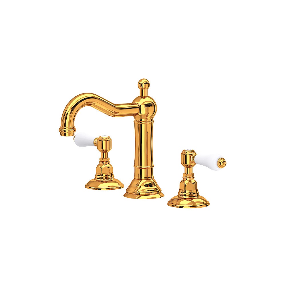 Rohl A1409LPIB-2 Acqui® Widespread Lavatory Faucet - Italian Brass
