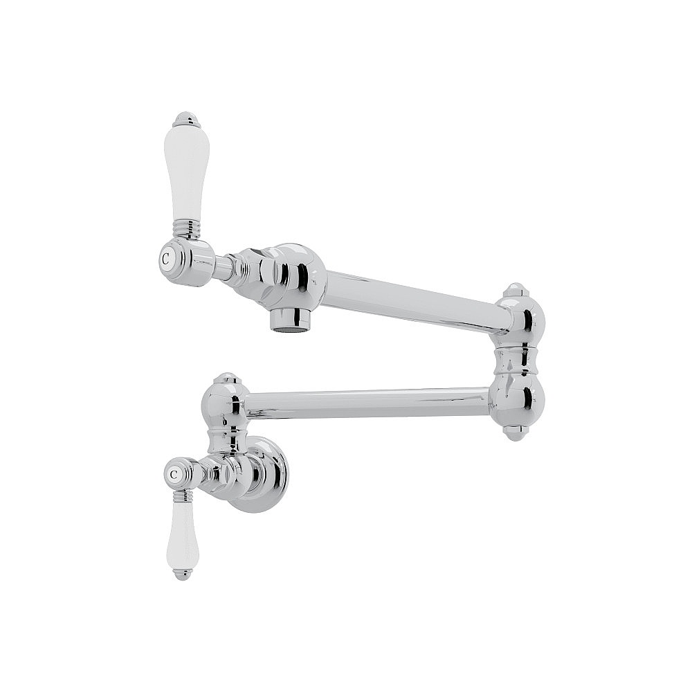 Rohl A1451LPAPC-2 Pot Filler - Polished Chrome