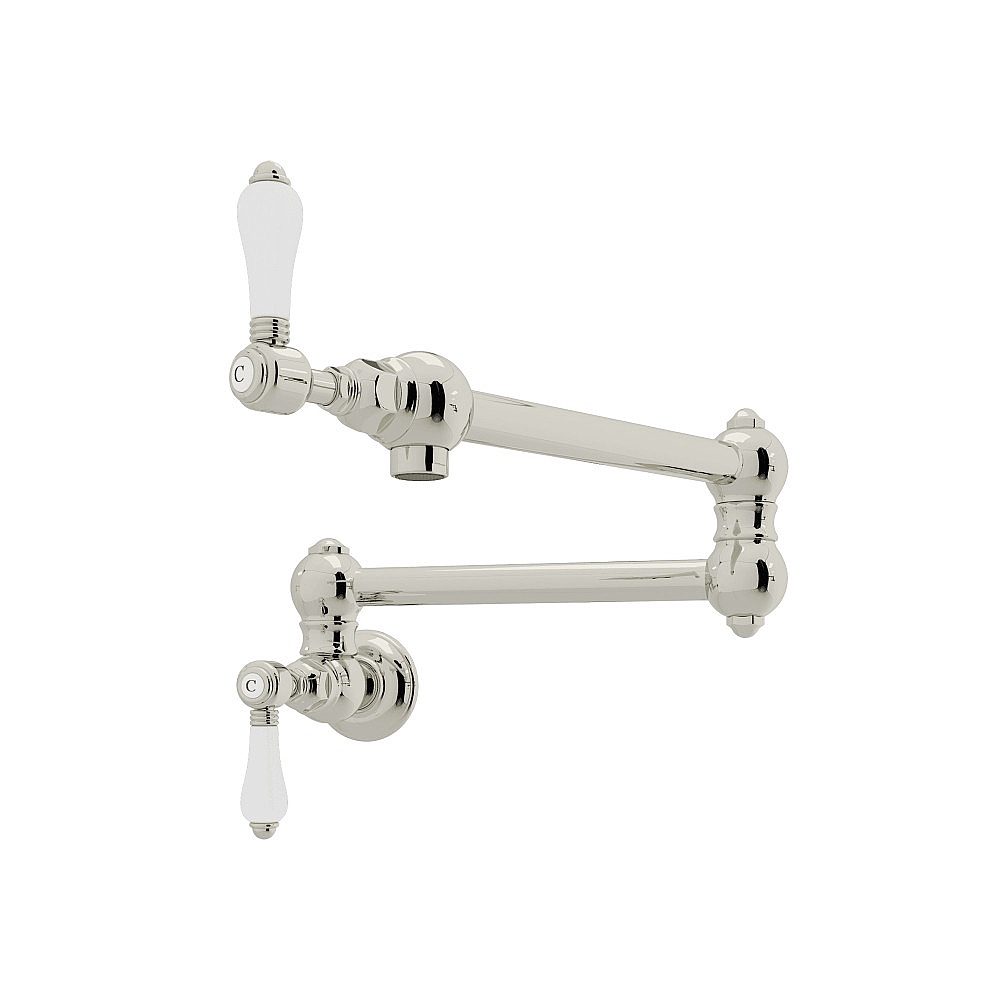 Rohl A1451LPPN-2 Pot Filler - Polished Nickel
