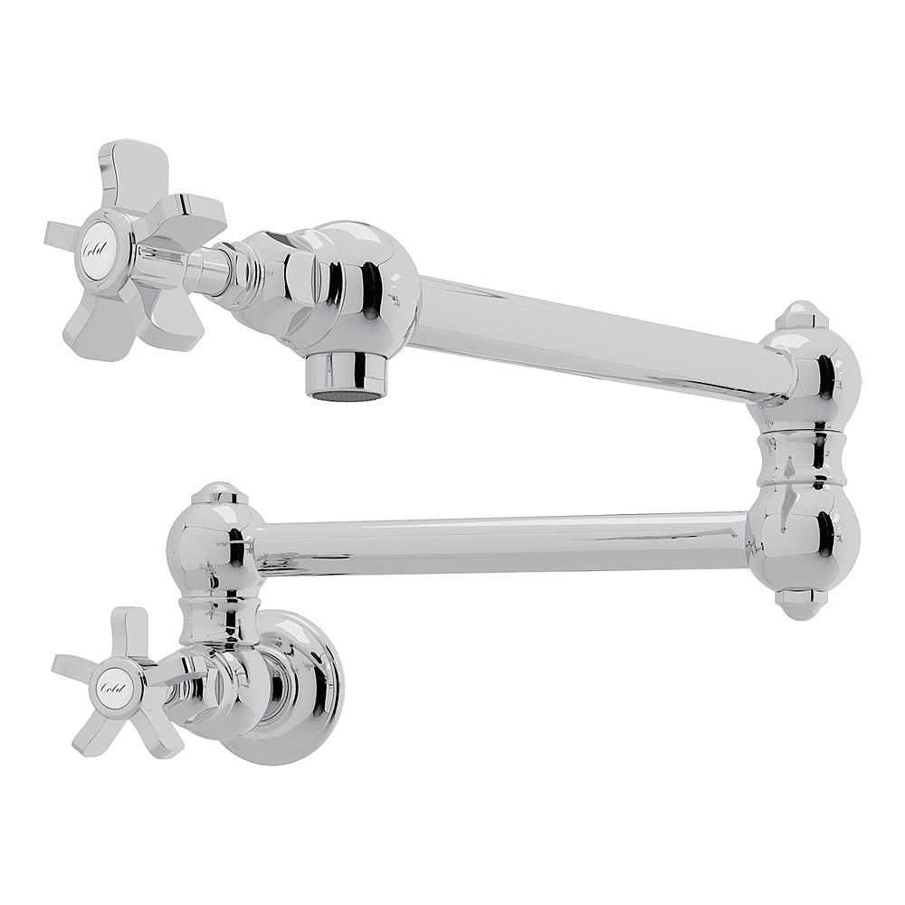 Rohl A1451XAPC-2 Pot Filler - Polished Chrome