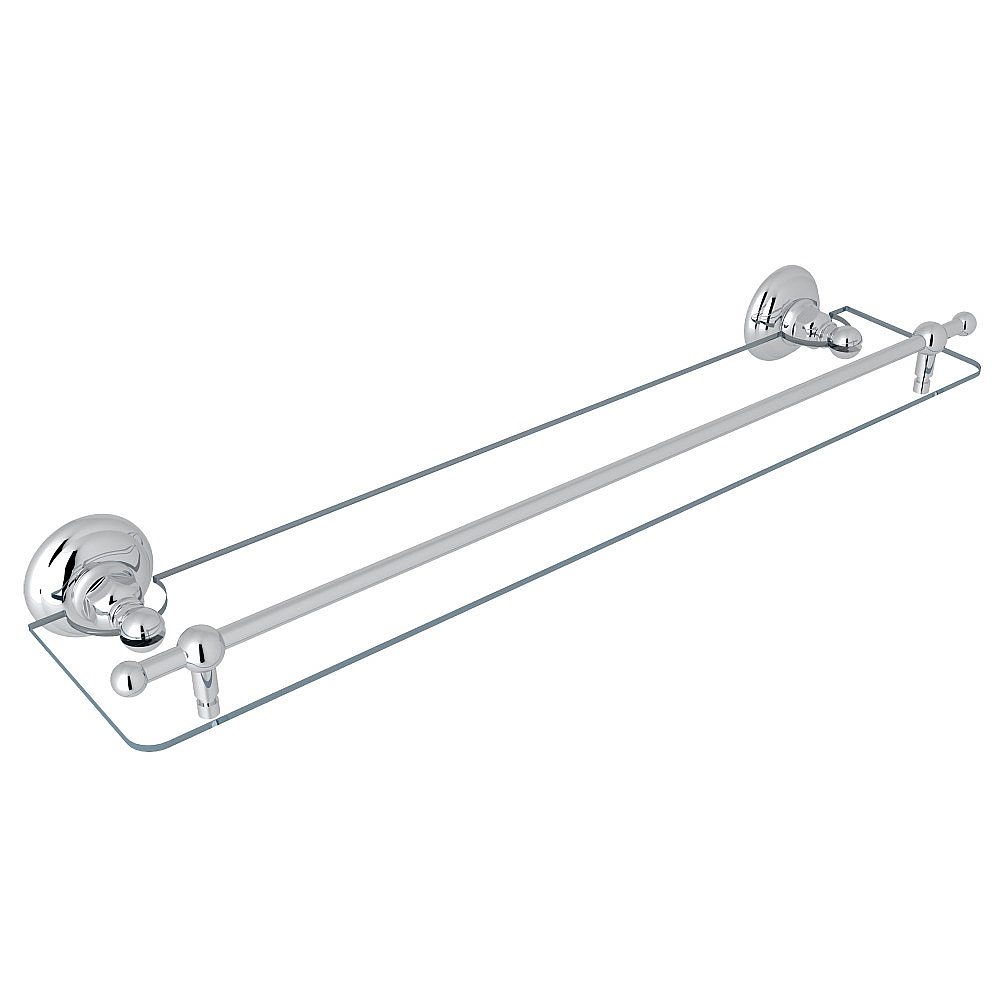 Rohl A1480APC Wall Mount Towel Shelf - Polished Chrome