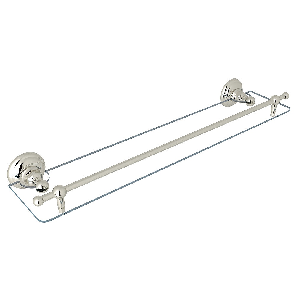 Rohl A1480PN Wall Mount Towel Shelf - Polished Nickel