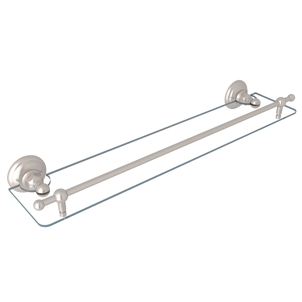 Rohl A1480STN Wall Mount Towel Shelf - Satin Nickel