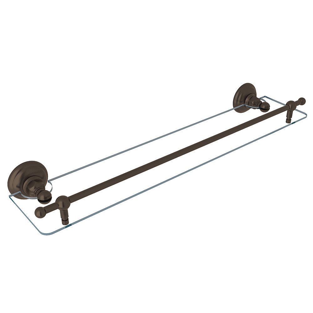 Rohl A1480TCB Wall Mount Towel Shelf - Tuscan Brass