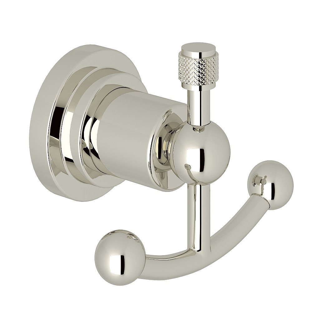 Rohl A1481IWPN Campo™ Double Robe Hook - Polished Nickel