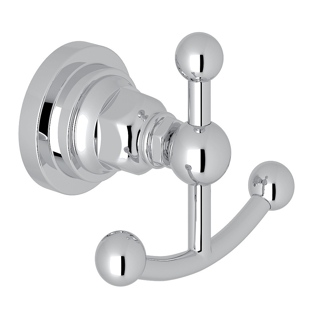 Rohl A1481LIAPC San Giovanni™ Double Robe Hook - Polished Chrome