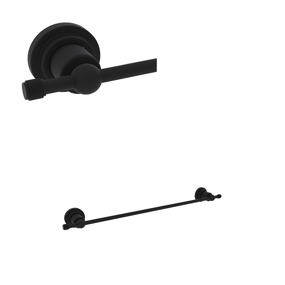 Rohl A1484IWMB Campo™ 18" Towel Bar - Matte Black