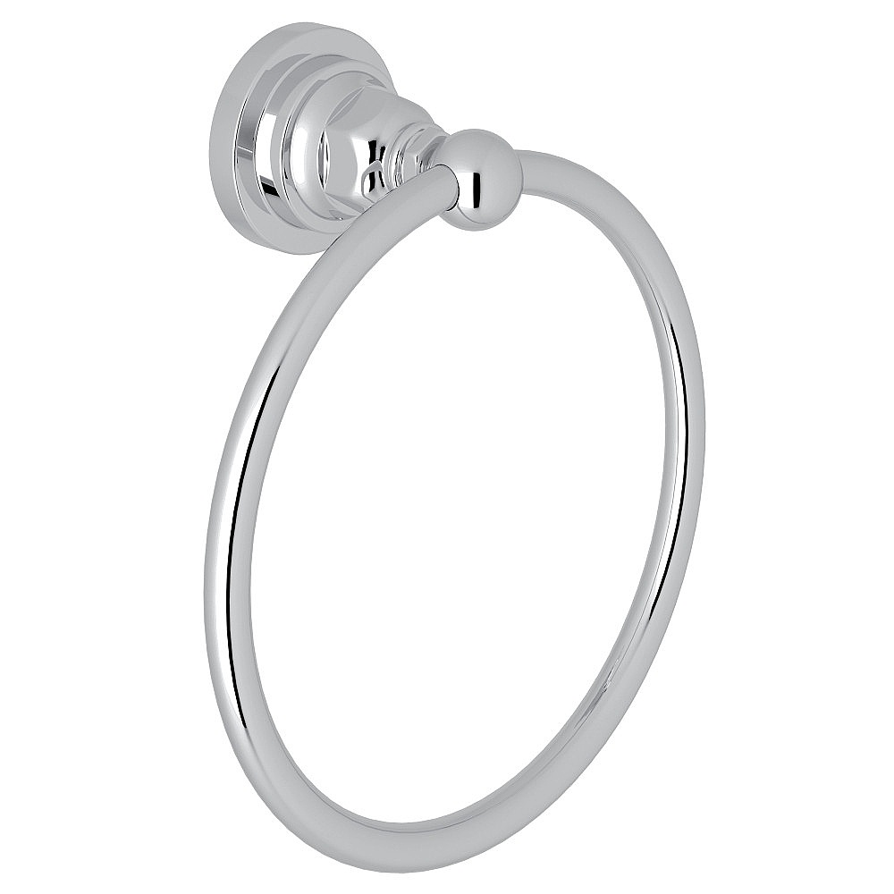 Rohl A1485LIAPC San Giovanni™ Towel Ring - Polished Chrome