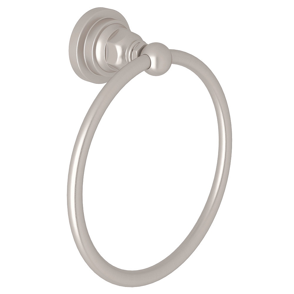 Rohl A1485LISTN San Giovanni™ Towel Ring - Satin Nickel