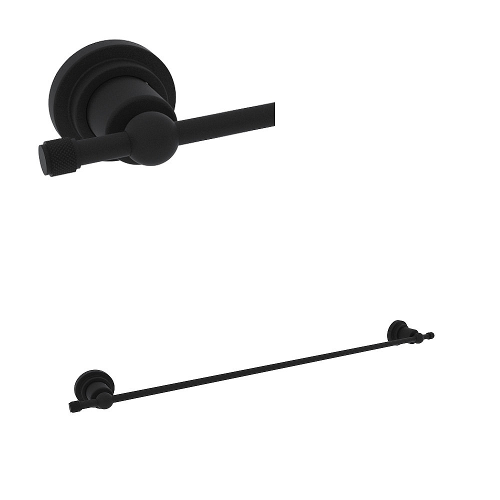 Rohl A1486IWMB Campo™ 24" Towel Bar - Matte Black