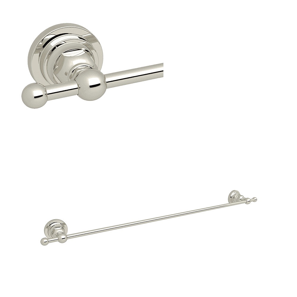 Rohl A1486LIPN San Giovanni™ 24" Towel Bar - Polished Nickel
