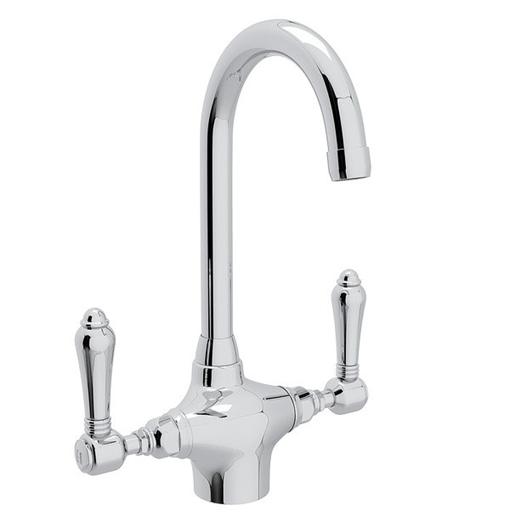 Rohl A1667LMAPC-2 San Julio® Two Handle Bar/Food Prep Kitchen Faucet - Polished Chrome