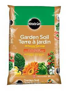 Miracle-Gro 75091430 All-Purpose Garden Soil, Solid, Multi-Color, 50 L Bag
