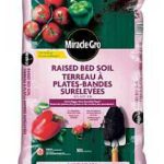 Miracle-Gro 76191250 Raised Bed Soil, Solid, Multi-Color, 50 L Bag