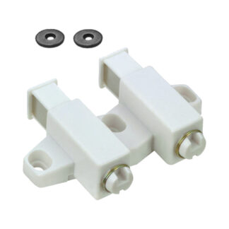Richelieu BP509830 Double Automatic Magnetic Latch - White