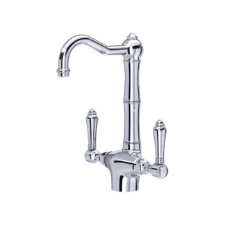 Rohl A1680LMAPC-2 Acqui® Two Handle Bar/Food Prep Kitchen Faucet - Polished Chrome