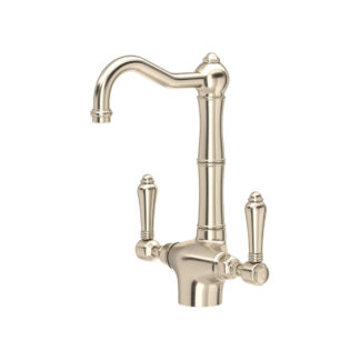 Rohl A1680LMSTN-2 Acqui® Two Handle Bar/Food Prep Kitchen Faucet - Satin Nickel