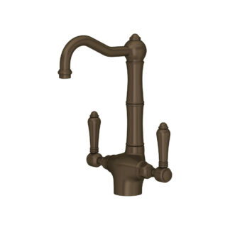 Rohl A1680LMTCB-2 Acqui® Two Handle Bar/Food Prep Kitchen Faucet - Tuscan Brass