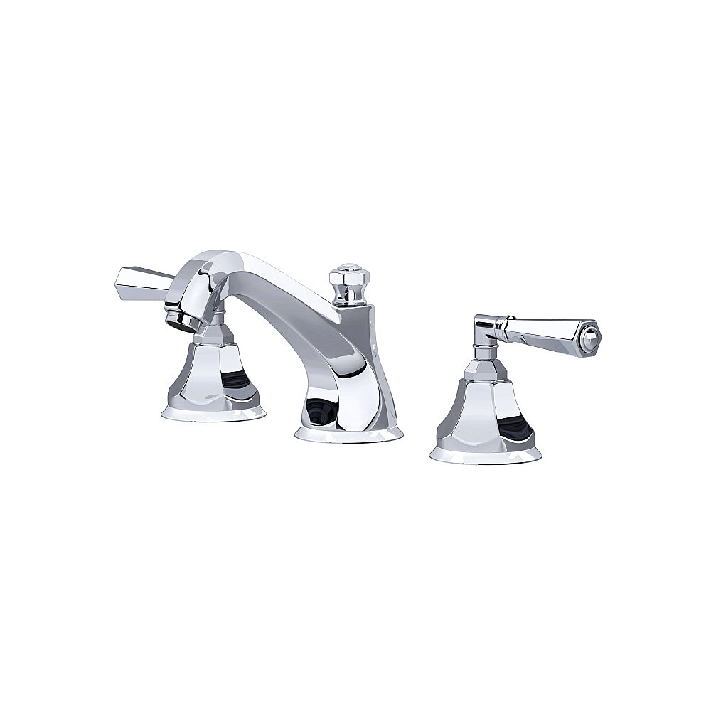 Rohl A1908LMAPC-2 Palladian® Widespread Lavatory Faucet With Low Spout - Polished Chrome