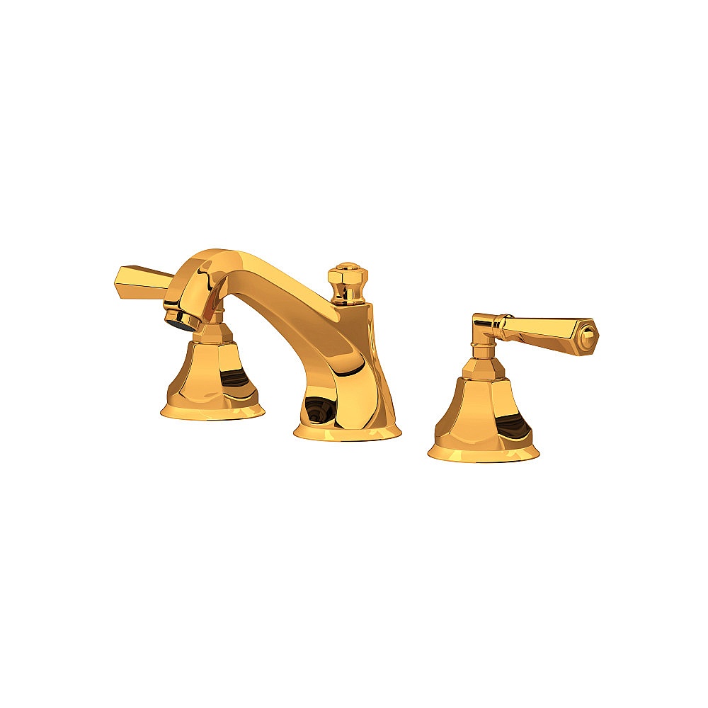 Rohl A1908LMIB-2 Palladian® Widespread Lavatory Faucet With Low Spout - Italian Brass