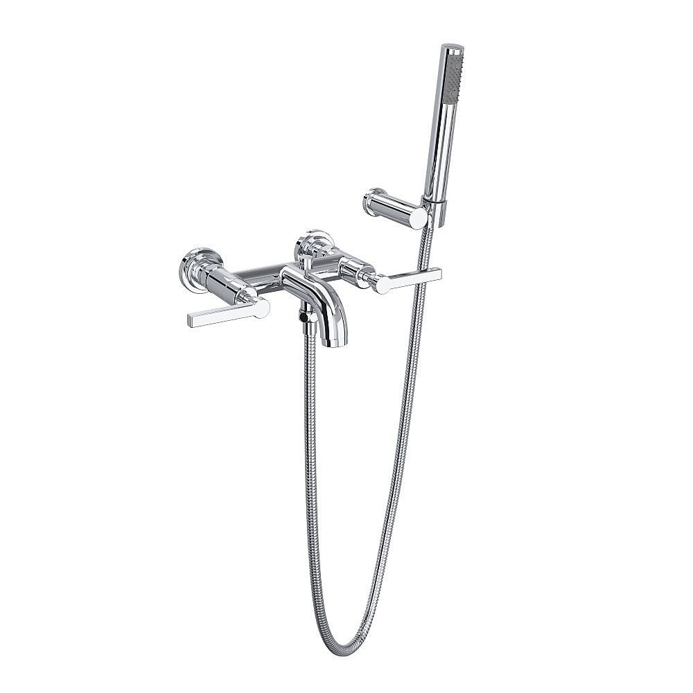 Rohl A2202LMAPC Lombardia® Exposed Wall Mount Tub Filler - Polished Chrome
