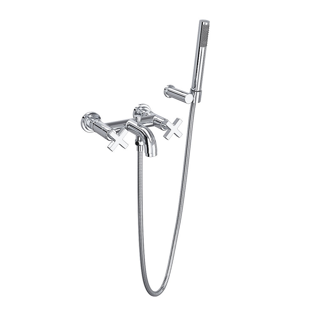 Rohl A2202XMAPC Lombardia® Exposed Wall Mount Tub Filler - Polished Chrome