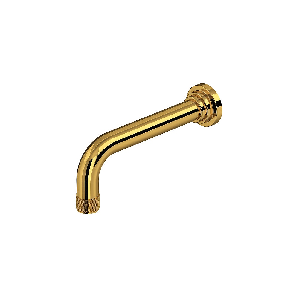 Rohl A2203IWULB Campo™ Wall Mount Tub Spout - Unlacquered Brass