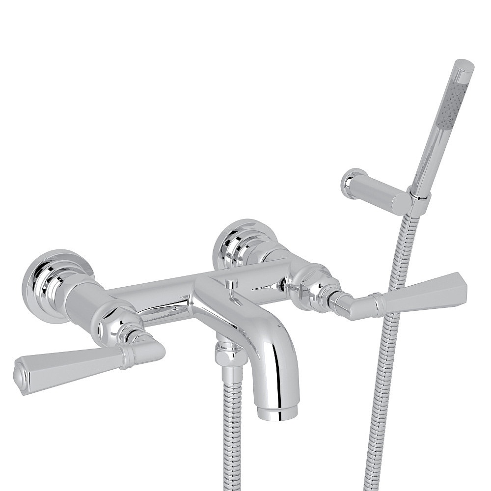 Rohl A2302LMAPC San Giovanni™ Exposed Wall Mount Tub Filler - Polished Chrome