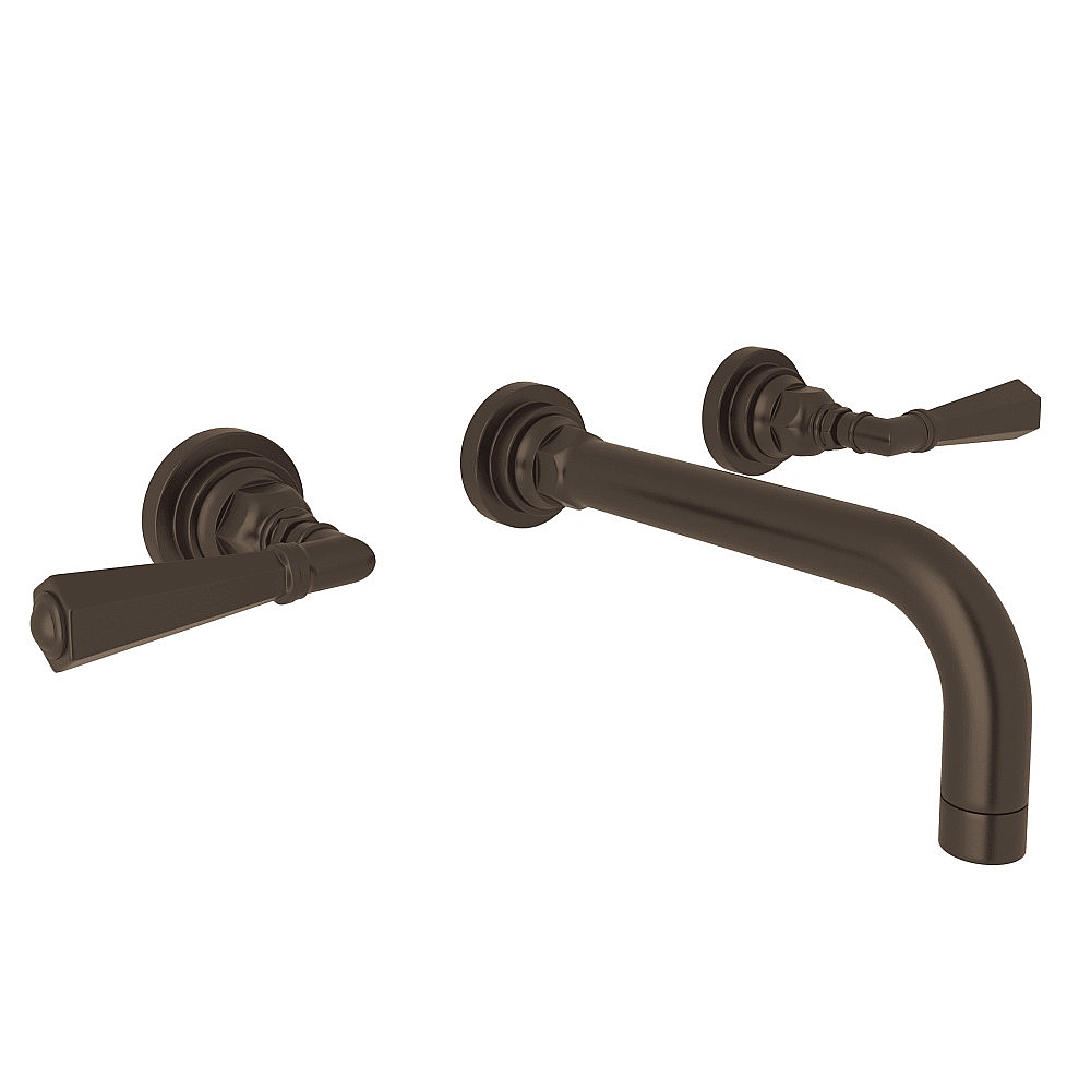 Rohl A2307LMTCBTO-2 San Giovanni™ Wall Mount Lavatory Faucet Trim - Tuscan Brass