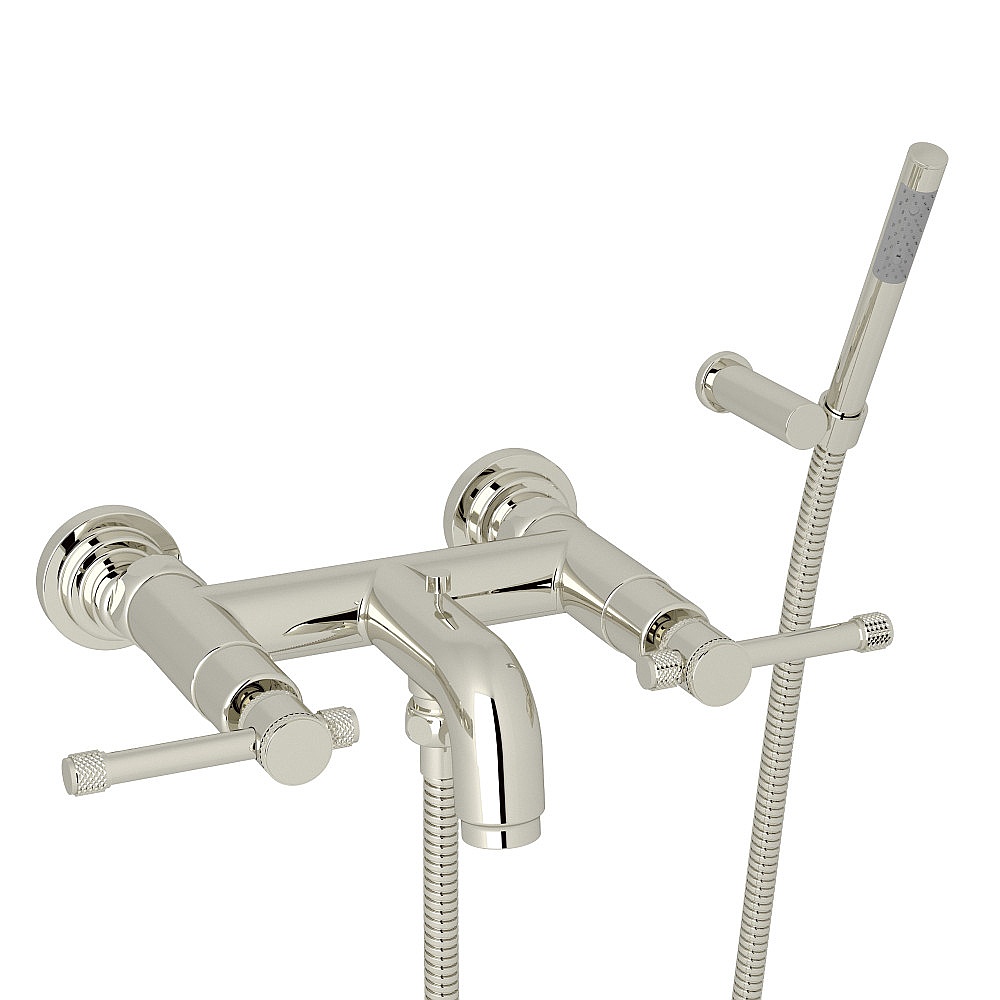 Rohl A3302ILPN Campo™ Exposed Wall Mount Tub Filler - Polished Nickel