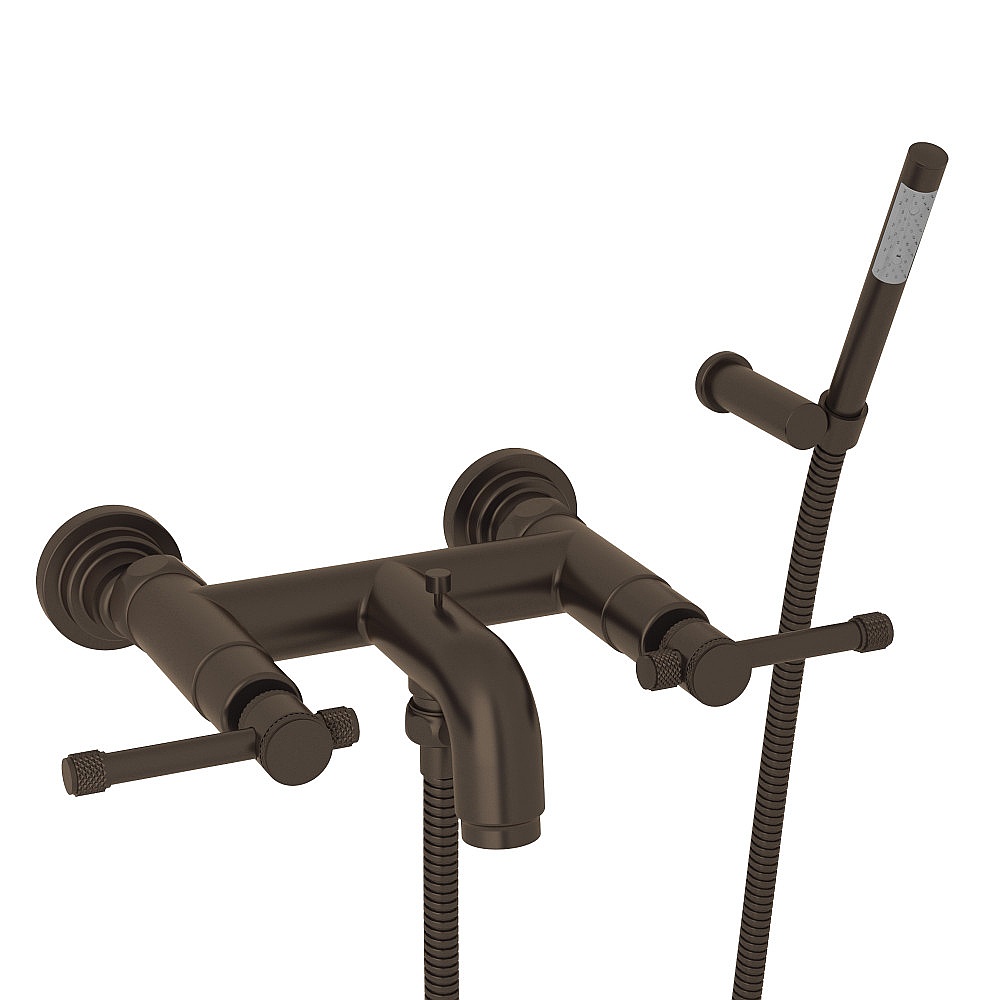 Rohl A3302ILTCB Campo™ Exposed Wall Mount Tub Filler - Tuscan Brass