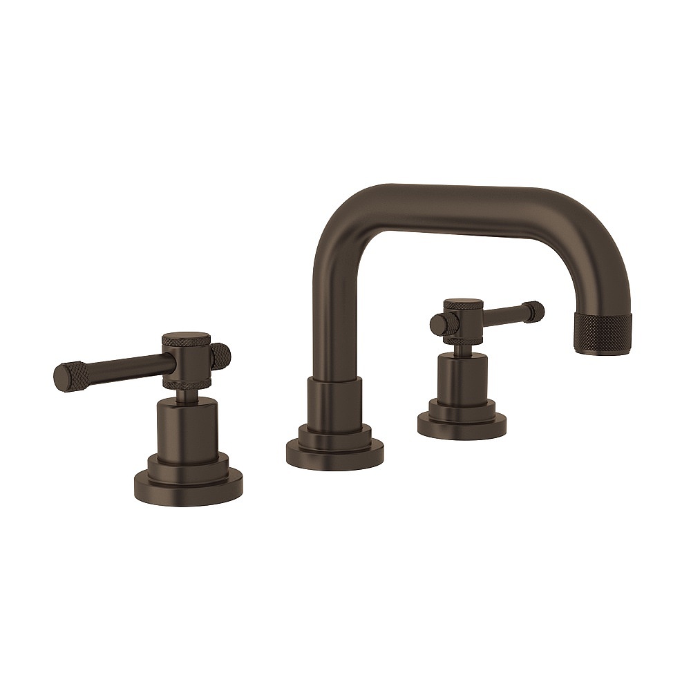 Rohl A3318ILTCB-2 Campo™ Widespread Lavatory Faucet With U-Spout - Tuscan Brass