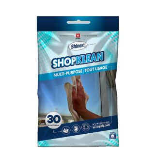 Shinex 235 ShopKlean Cotton Shop Towels, 30 Pack