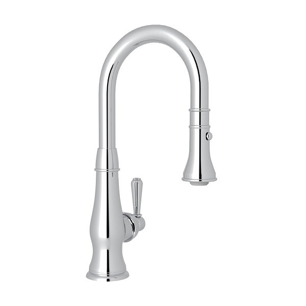 Rohl A3420SLMAPC-2 Patrizia™ Pull-Down Bar/Food Prep Kitchen Faucet - Polished Chrome