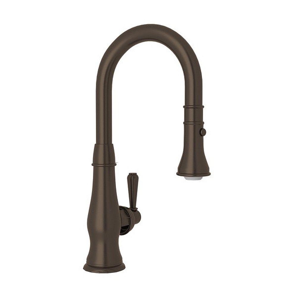 Rohl A3420SLMTCB-2 Patrizia™ Pull-Down Bar/Food Prep Kitchen Faucet - Tuscan Brass